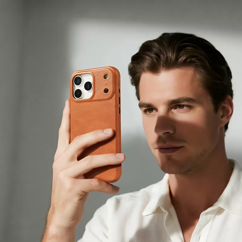 Sinco make leather cell phone case for iphone 17 pro max