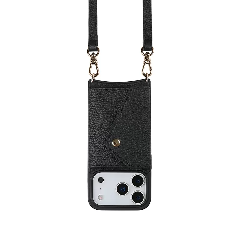 Sinco phone case with chain custom leather with card holder