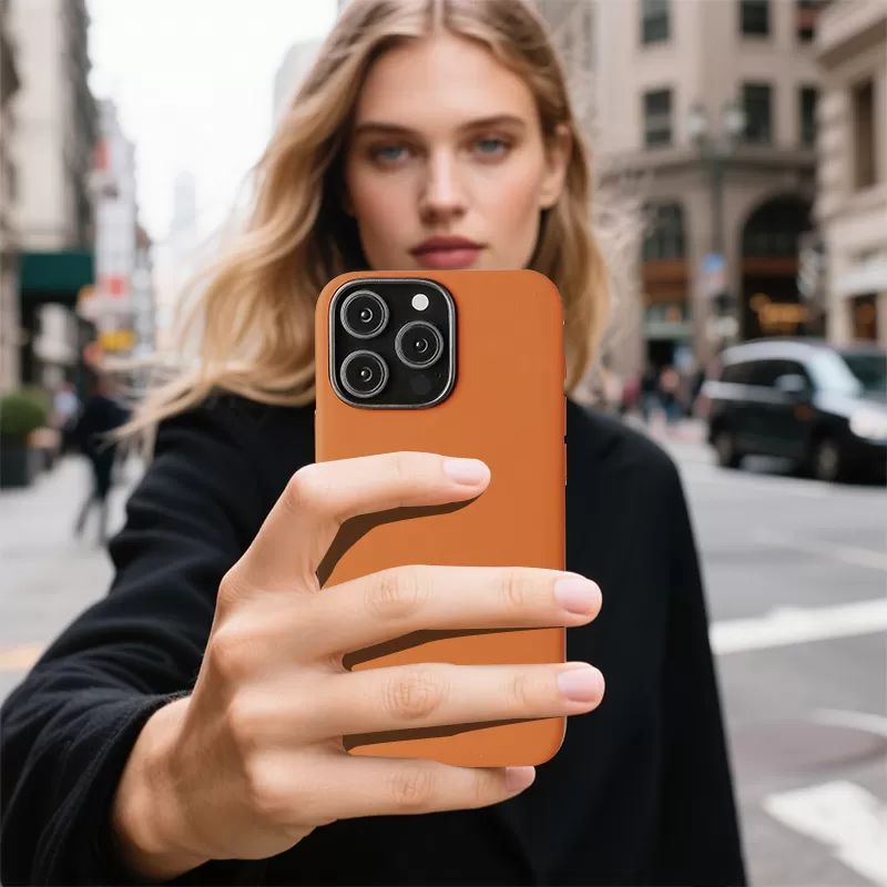Sinco leather case phone custom logo phone case for iphone