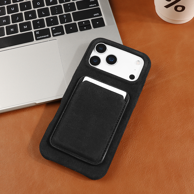 Sinco alcantara material handmade mobile phone leather case