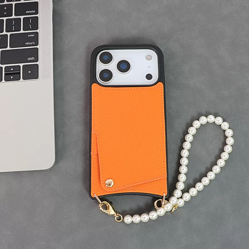 Sinco technology leather custom phone case for iphone 17