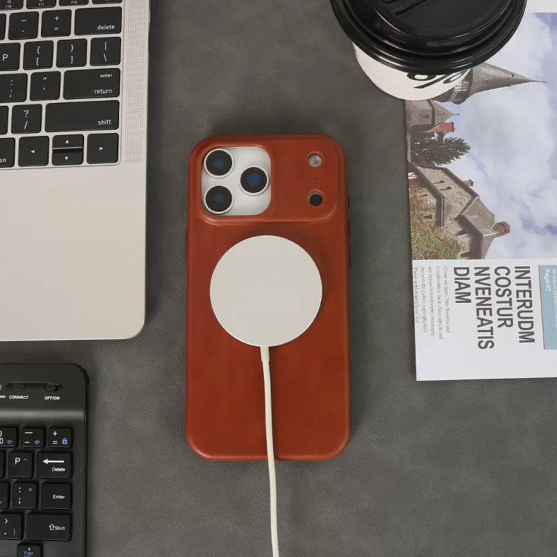 Sinco retro leather glossy leather case cover for phone