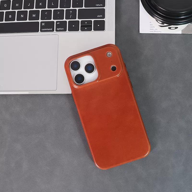 Sinco retro leather glossy leather case cover for phone