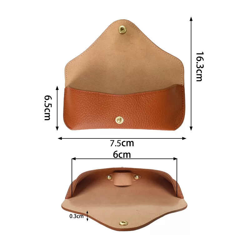 Sinco full grain leather premium eyewear cases custom