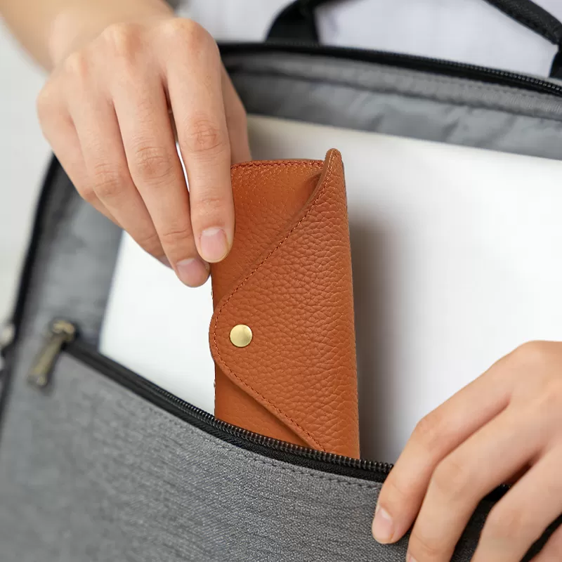 Sinco full grain leather premium eyewear cases custom