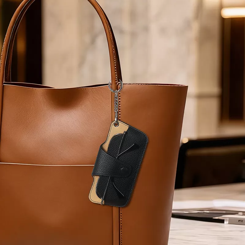 Sinco cowhide leather material eyewear case box