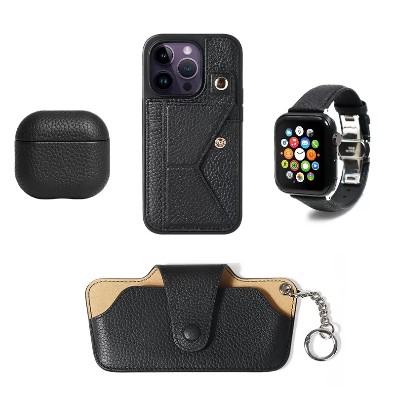 Sinco cowhide leather material eyewear case box