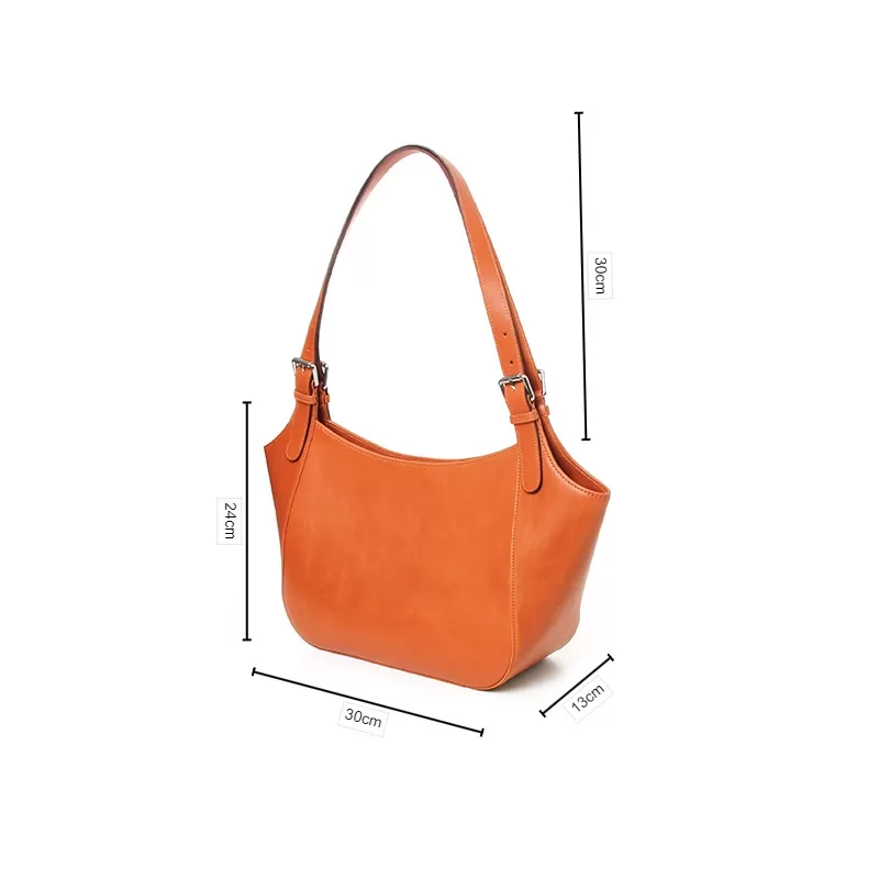 Sinco premium full grain leather shoulder bag for women