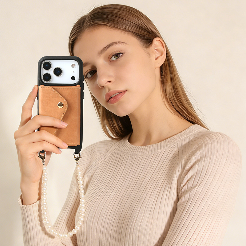 Sinco premium genuine leather phone case with card holder