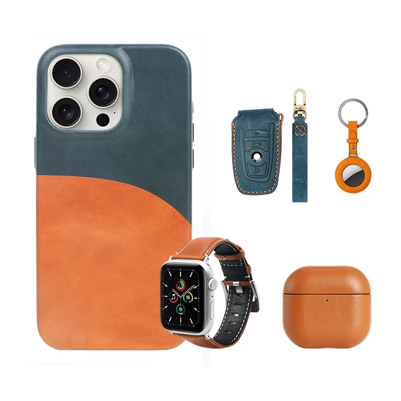 Sinco luxury PU leather phone case custom