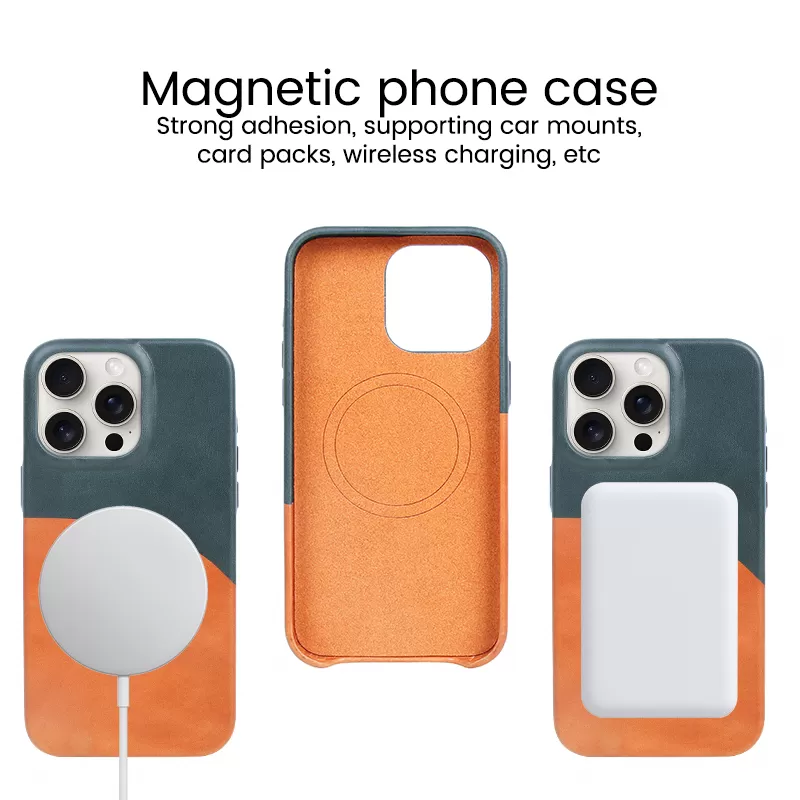 Sinco luxury PU leather phone case custom