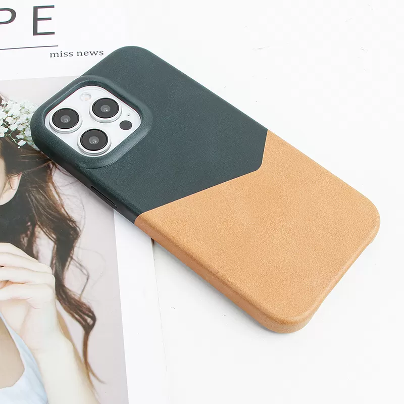 Sinco luxury PU leather phone case custom