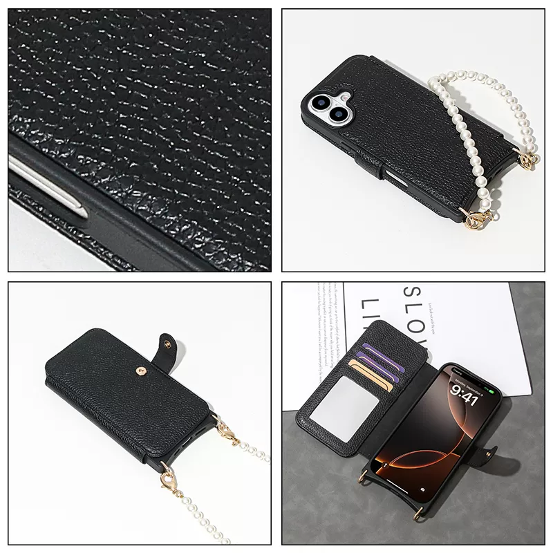 Sinco Leather Flip Phone Case with Card Slot