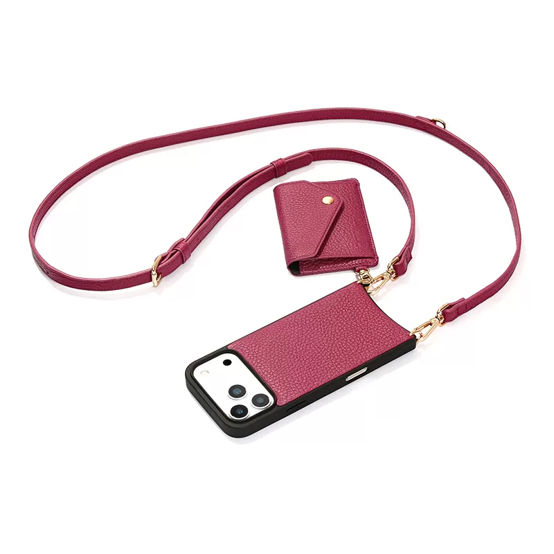 Sinco custom leather phone case with detachable card holder