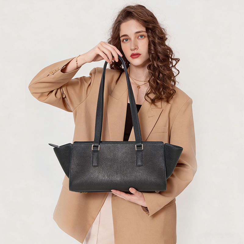 Sinco custom top grain leather tote bag for women