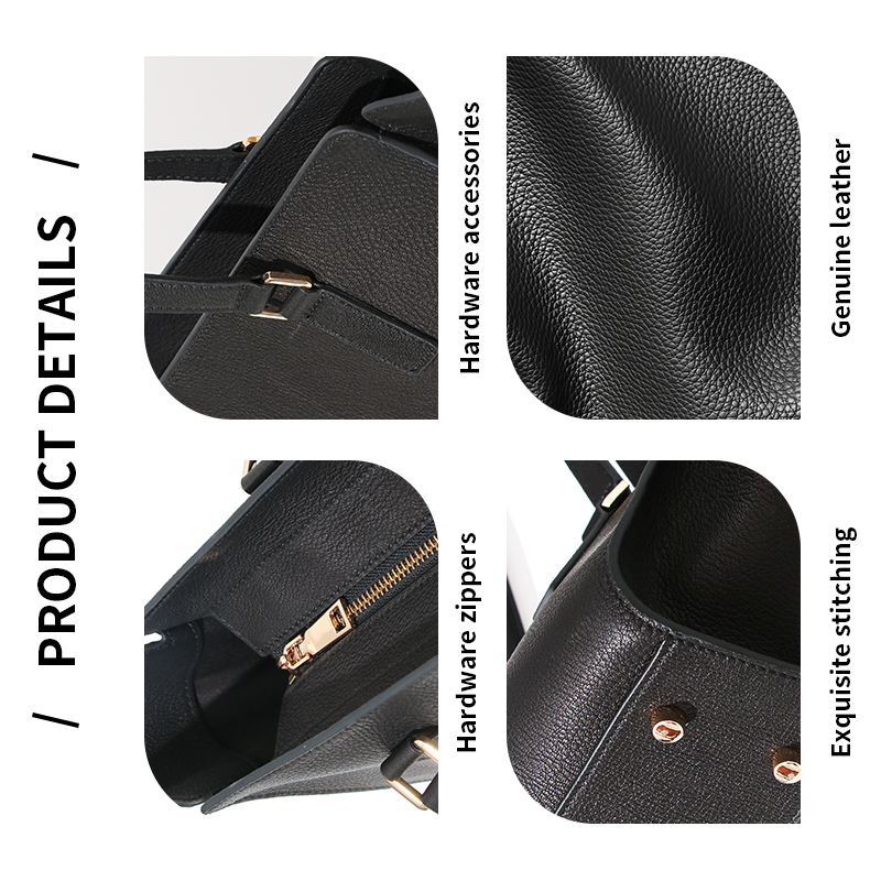 Sinco custom top grain leather tote bag for women