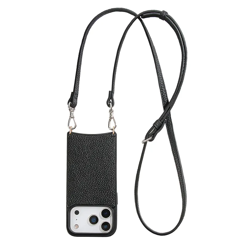Sinco custom crossbody phone case with detachable card holder