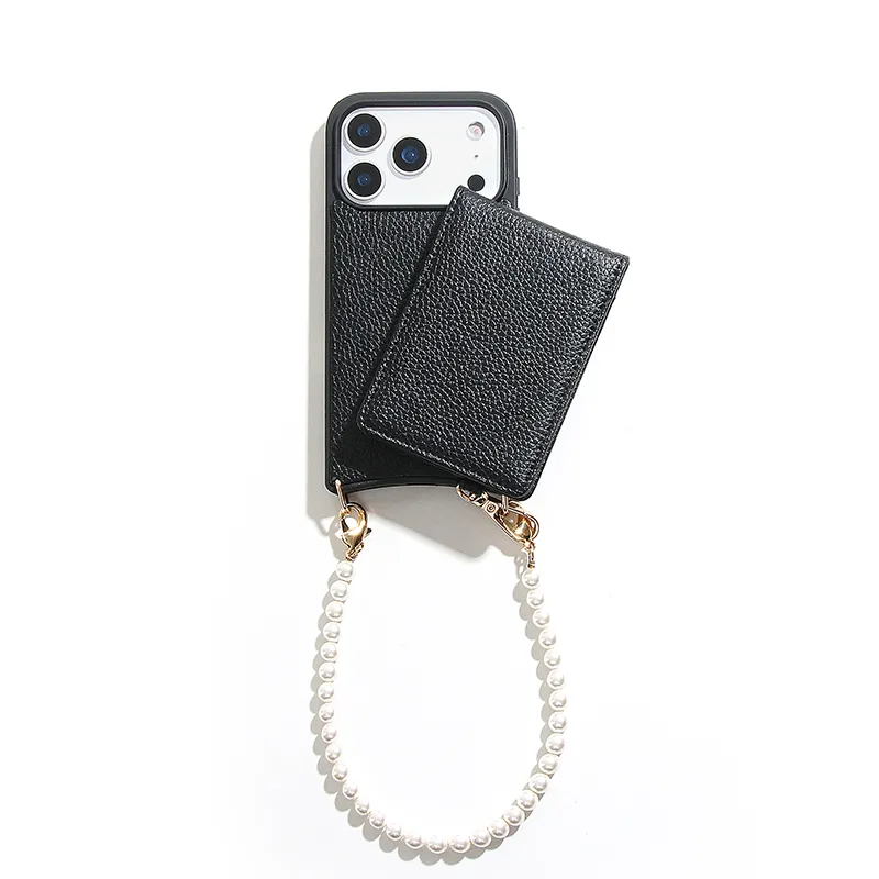 Sinco custom crossbody phone case with detachable card holder