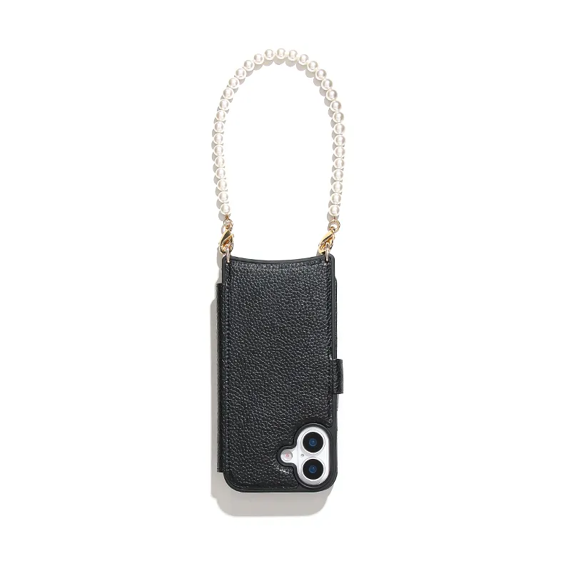Sinco custom leather crossbody phone case with card holder