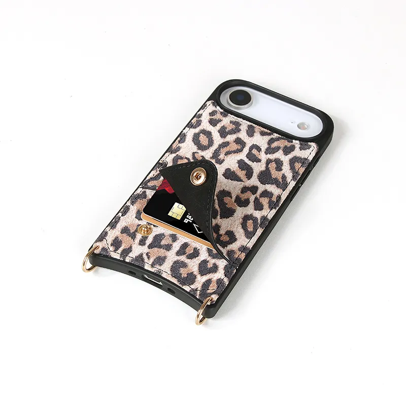 Sinco fashion suede texture wallet phone case with card slot