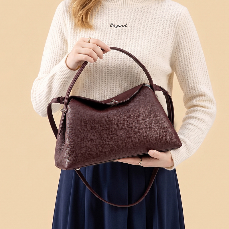Sinco Custom Genuine Leather Handbag for Commute