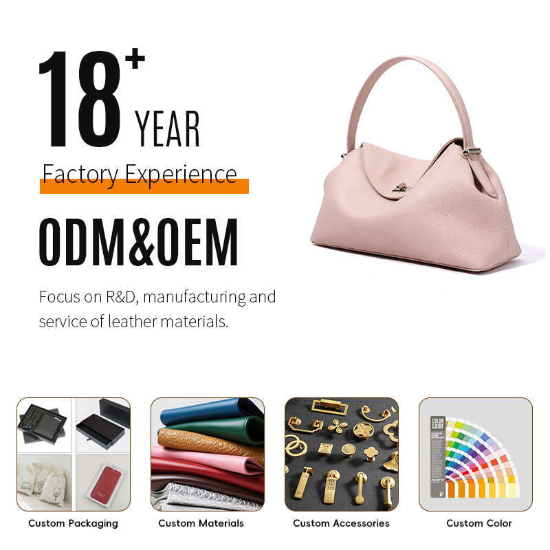 Sinco Custom Genuine Leather Handbag for Commute