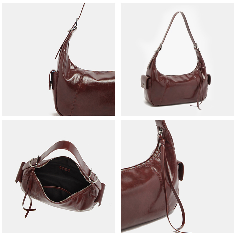 Sinco Vintage Genuine Leather Underarm Bag for Women