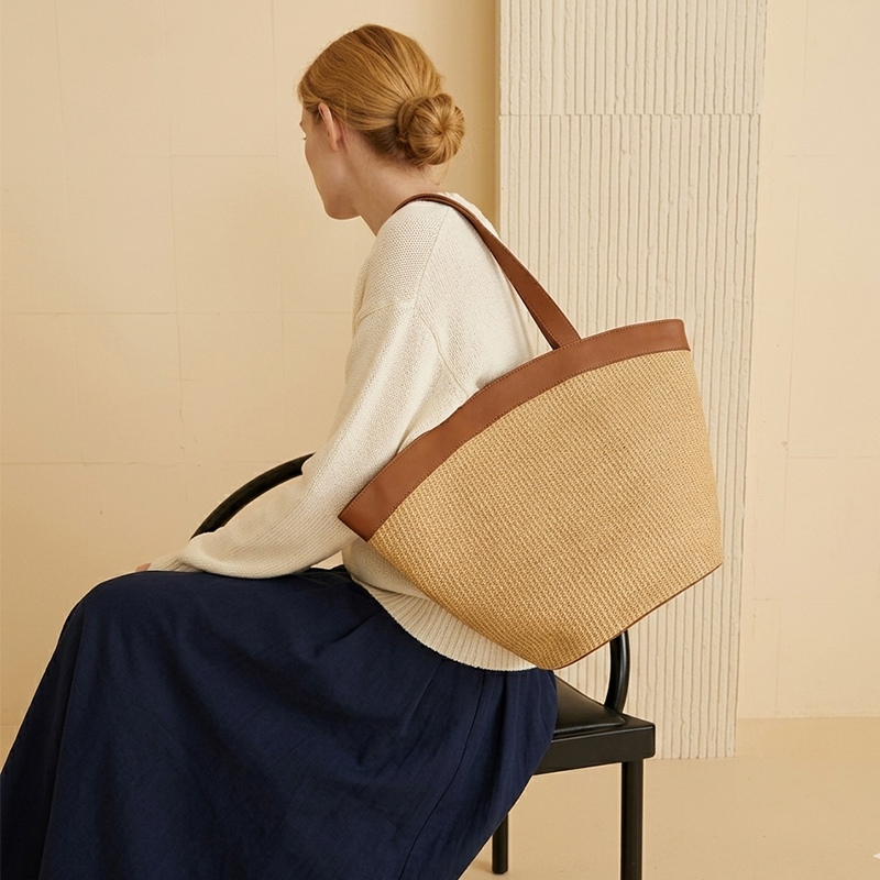 Sinco Custom Designer Woven Tote Bag for Vacation