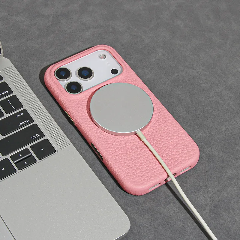 Sinco Genuine Leather Phone Case for iPhone 16 17 Pro
