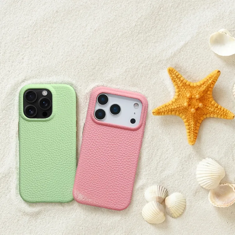 Sinco Genuine Leather Phone Case for iPhone 16 17 Pro