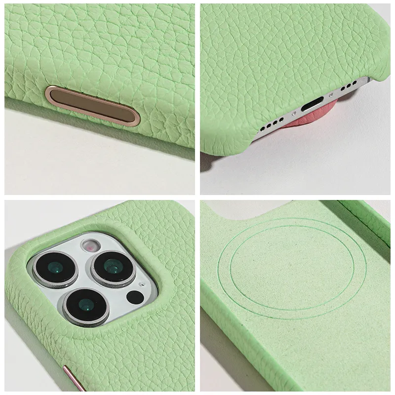 Sinco Genuine Leather Phone Case for iPhone 16 17 Pro