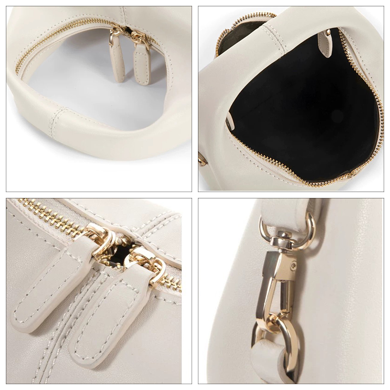 Sinco Genuine Leather Handbag with Crossbody Strap