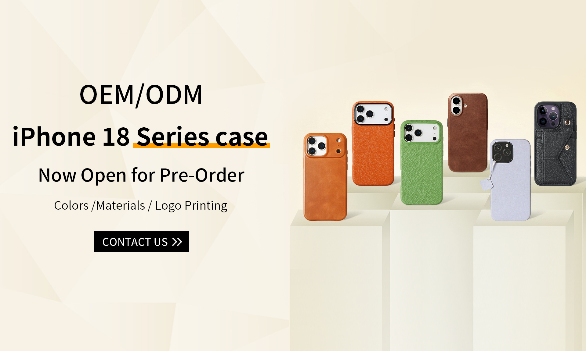 Pre-Sale Launched | Premium Leather Cases for iPhone 18 Pro & 18 Pro Max