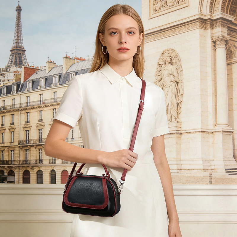 Sinco Full Grain Leather Handbag Crossbody Bag