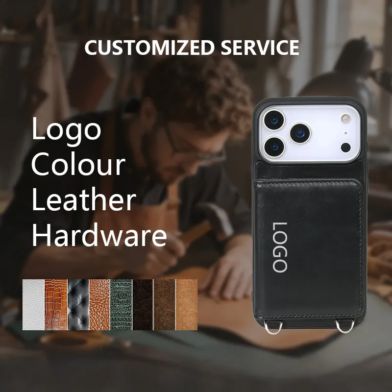 Sinco Genuine Leather Wallet Phone Case for iPhone 17 18 Pro Max