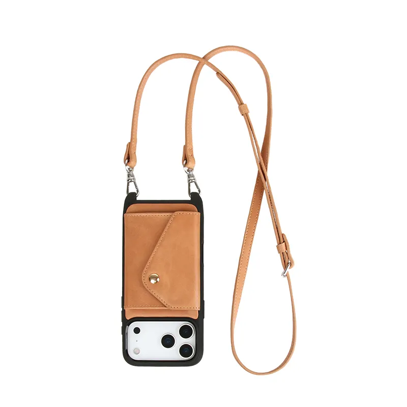 Sinco Vintage Leather Wallet Phone Case for iPhone 17 18 Pro Max