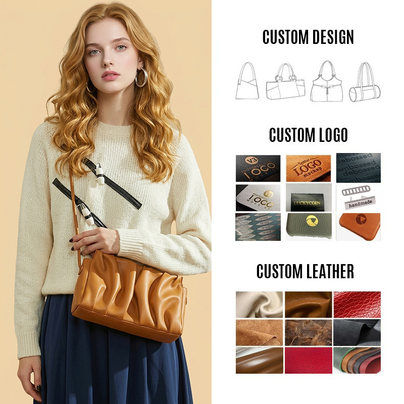 Sinco Custom Genuine Leather Crossbody Bag for Women