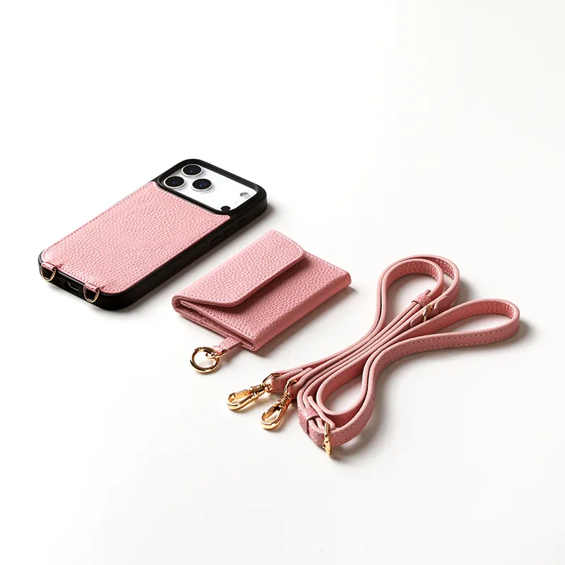 Sinco Custom Genuine Leather Wallet Phone Case for iPhone