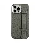 Premium Crocodile‑Embossed Full‑Grain Leather Phone Case With Finger‑Strap Grip Launched