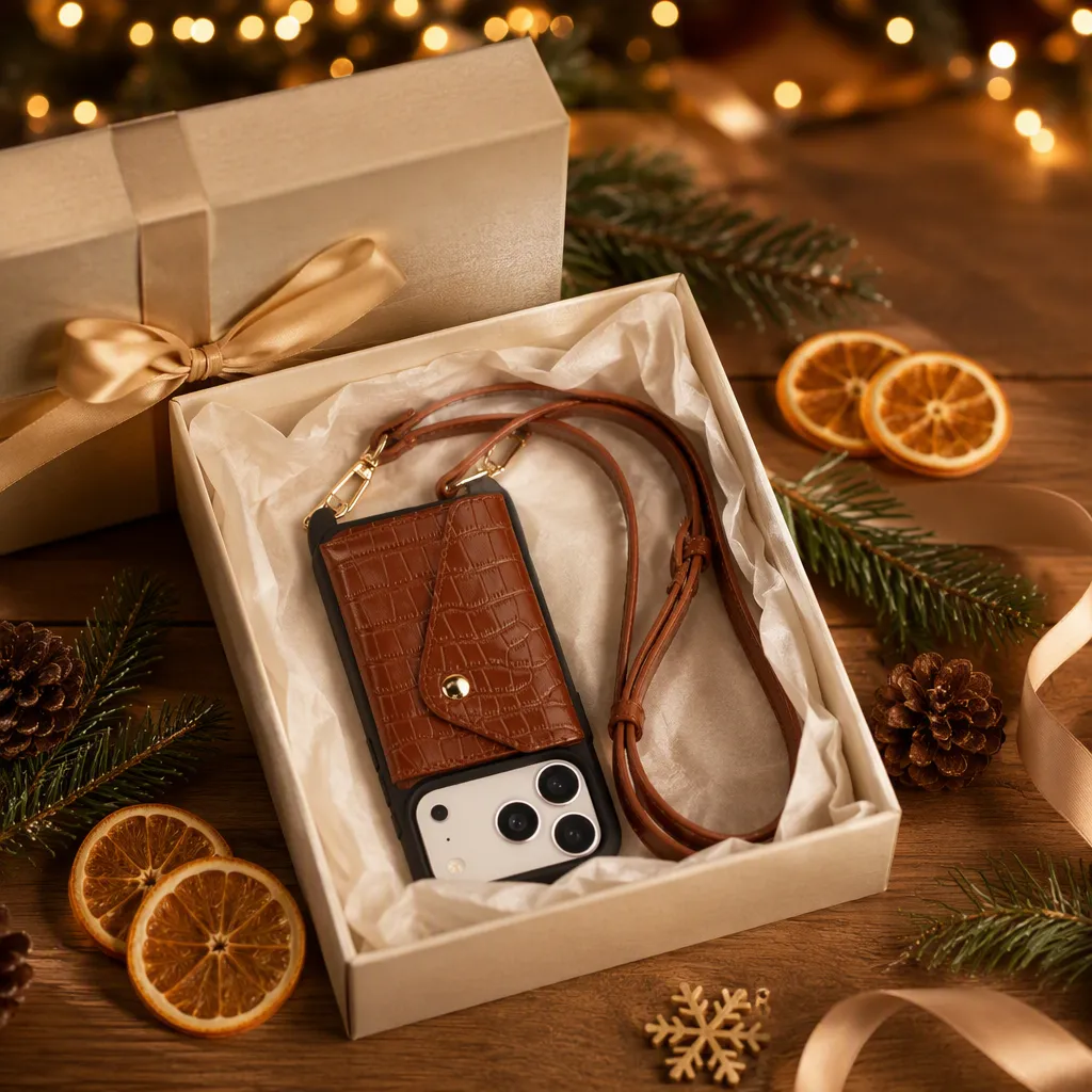 Sinco Custom Genuine Leather Wallet Phone Case for iPhone 18 Pro Max