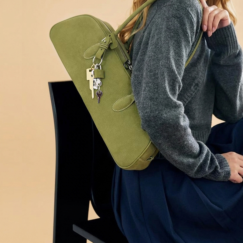 Sinco Custom Genuine Leather Bowling Bag for Women