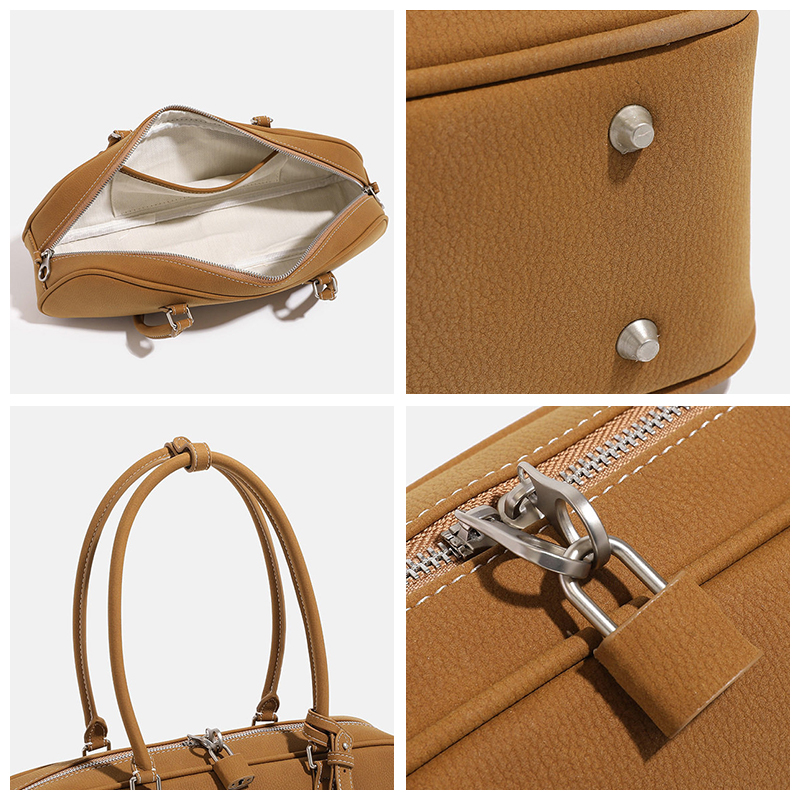 Sinco Custom Genuine Leather Bowling Bag for Women