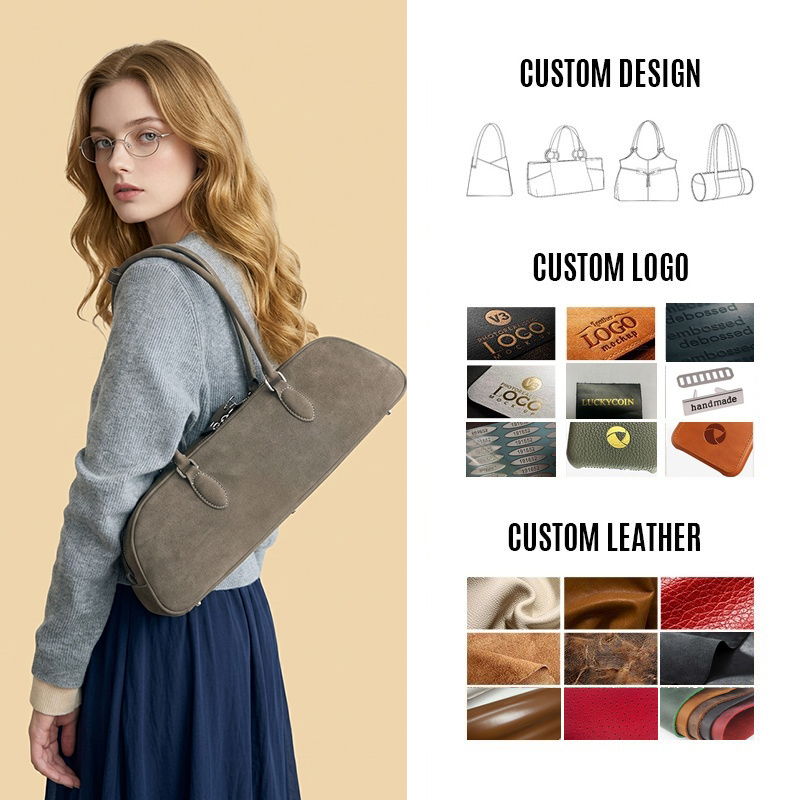 Sinco Custom Genuine Leather Bowling Bag for Women