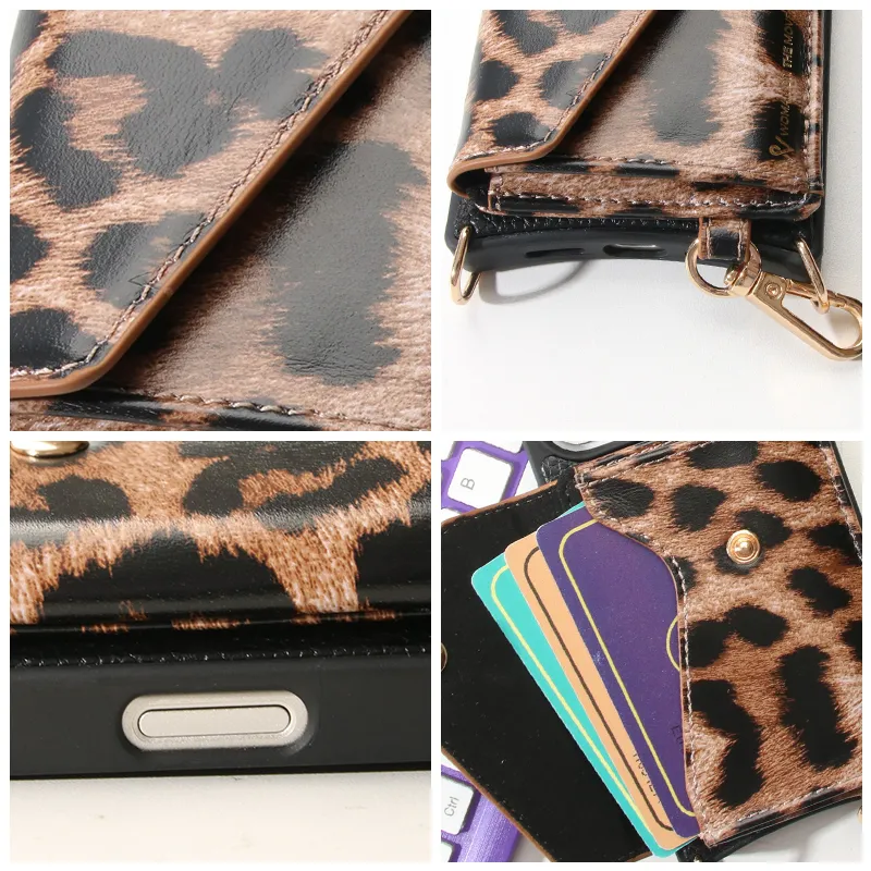 Sinco Custom Genuine Leather Magnetic Wallet Phone Case for iPhone 17 18 Pro Max