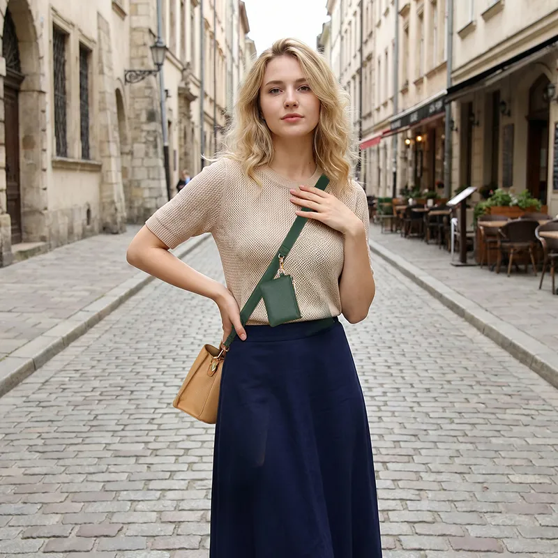 Sinco Custom Genuine Leather Crossbody Shoulder Strap